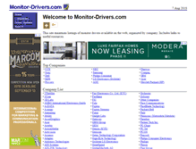 Tablet Screenshot of monitor-drivers.com